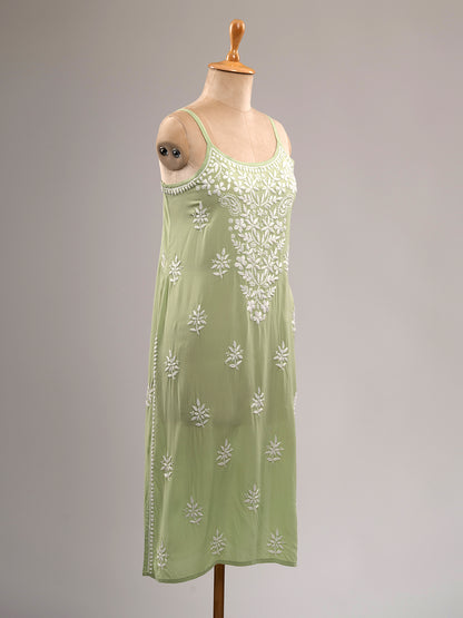 Chikankari Spaghetti Kurti