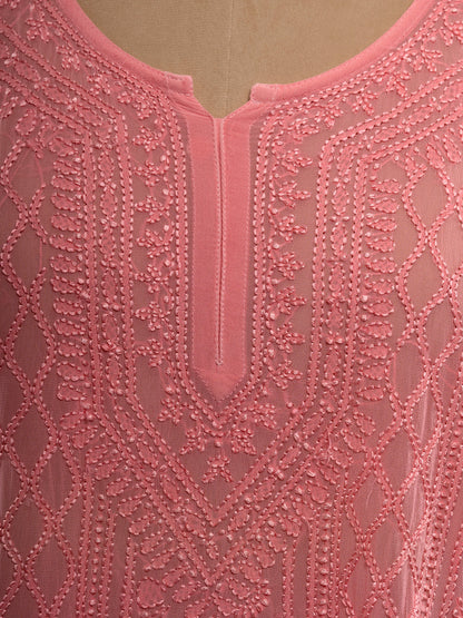 Chikankari Short Kurti