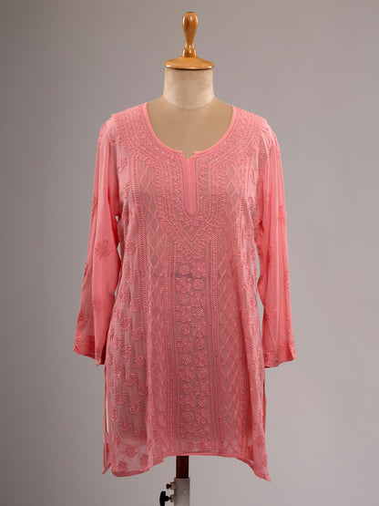 Chikankari Short Kurti
