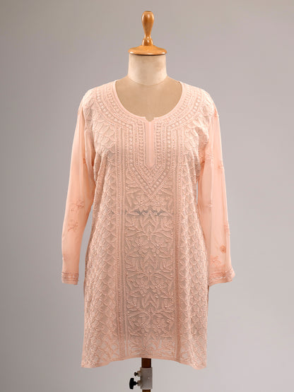 Chikankari Short Kurti