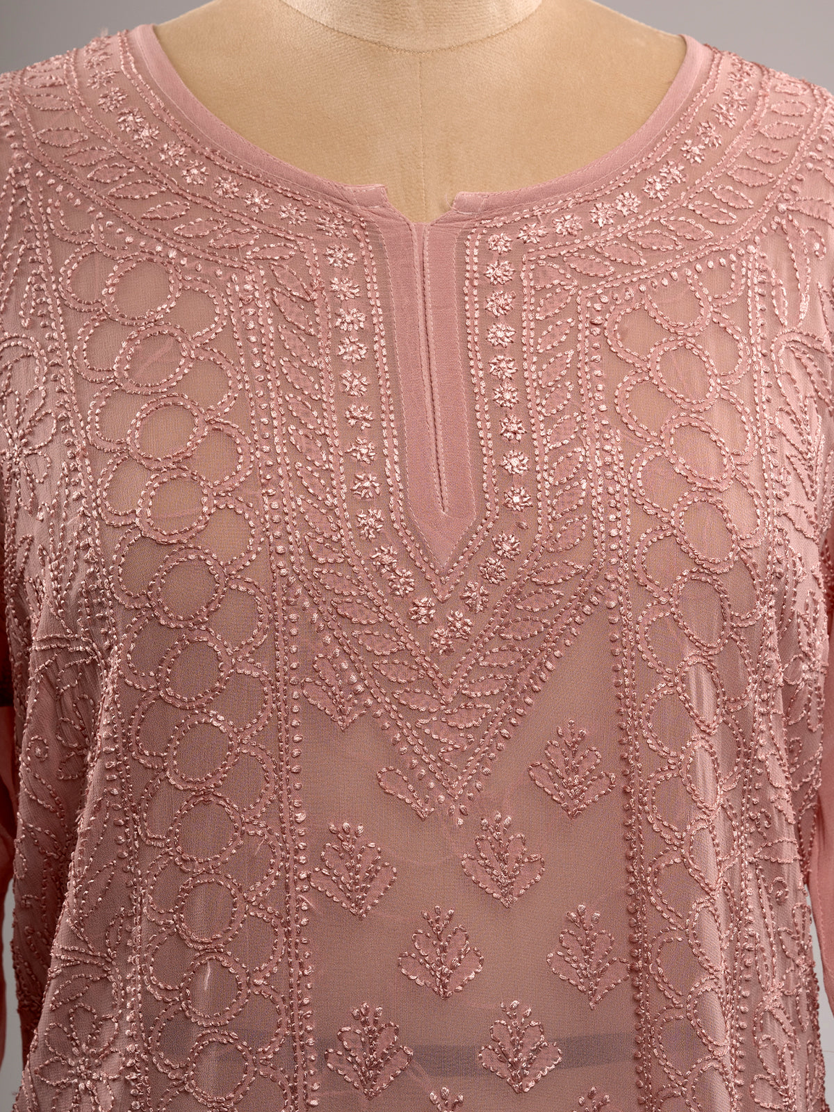 Chikankari Short Kurti