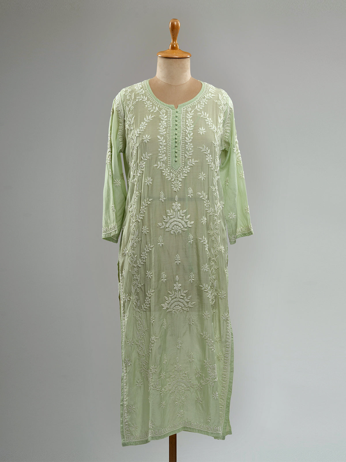 Muslin Chikankari Kurti