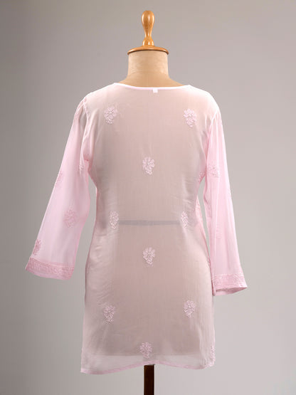Chikankari Short Kurti