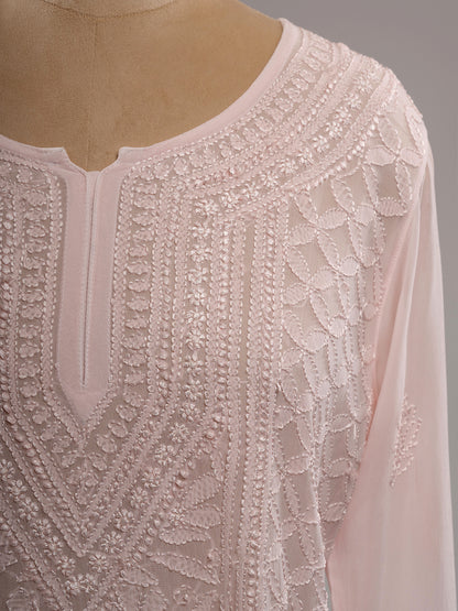 Chikankari Short Kurti