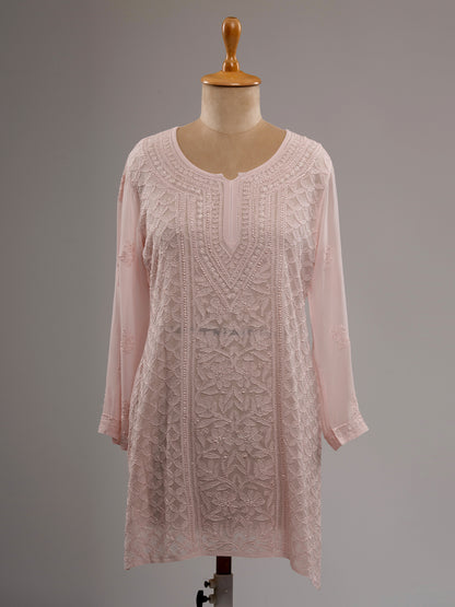 Chikankari Short Kurti