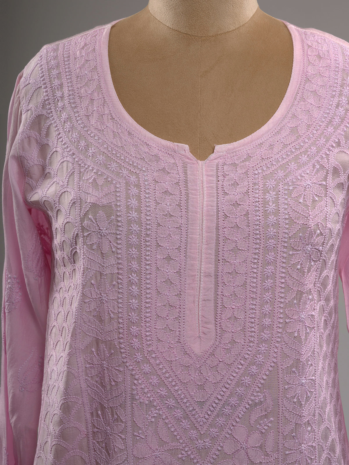 Muslin Intricate Chikankari Kurti