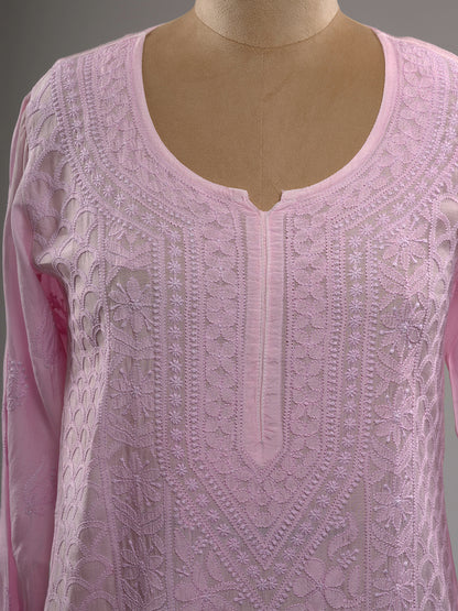 Muslin Intricate Chikankari Kurti