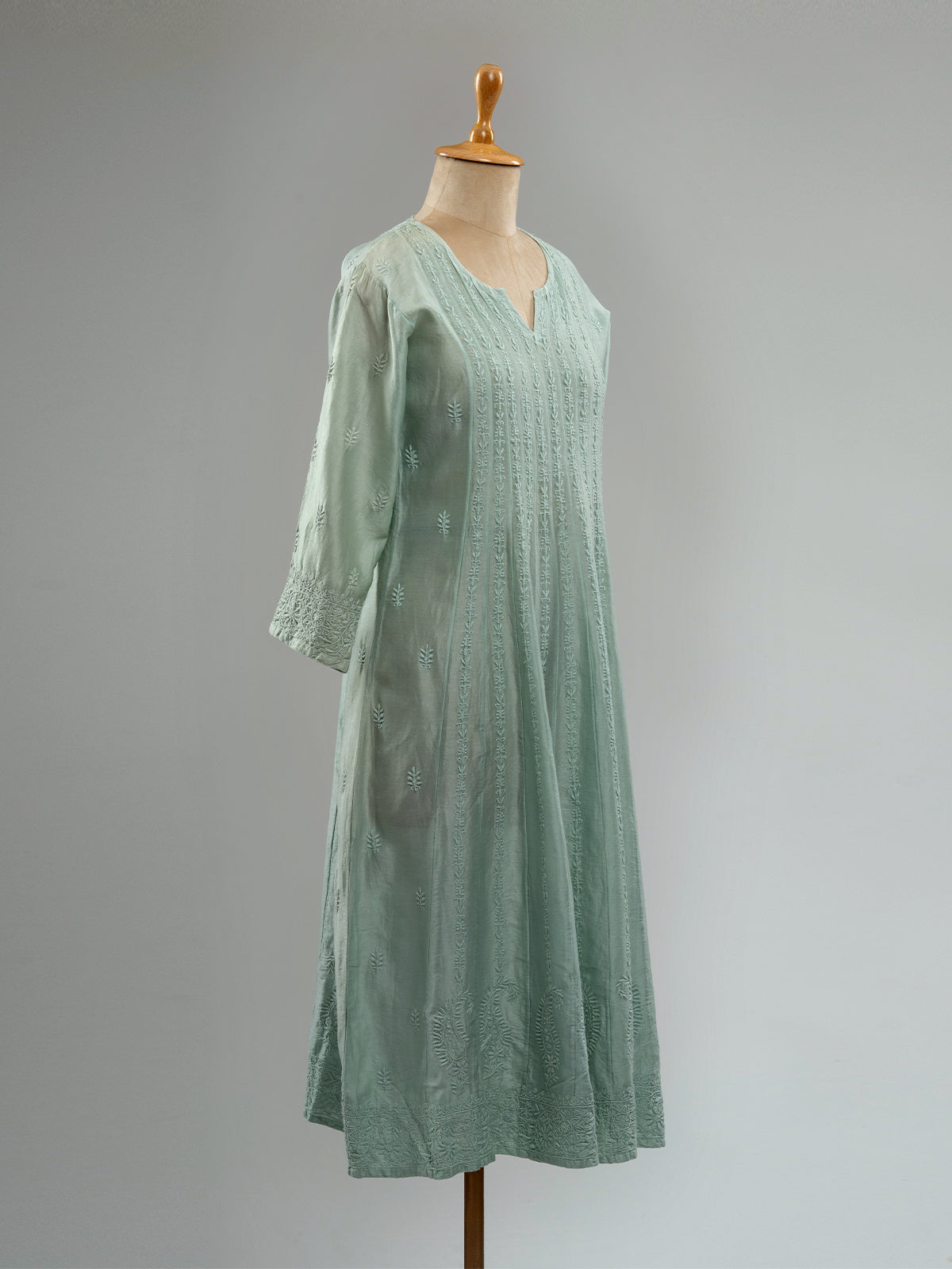 Handcrafted Chikankari Anarkali