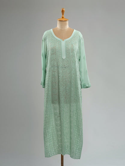 Ombre Chikankari Viscose Kurti