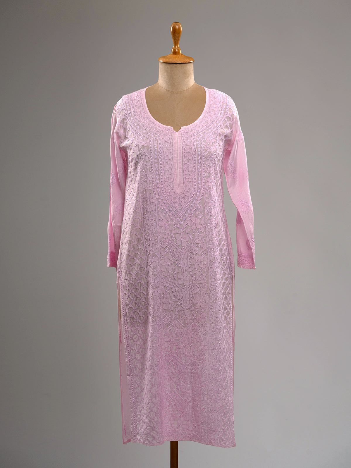 Muslin Intricate Chikankari Kurti