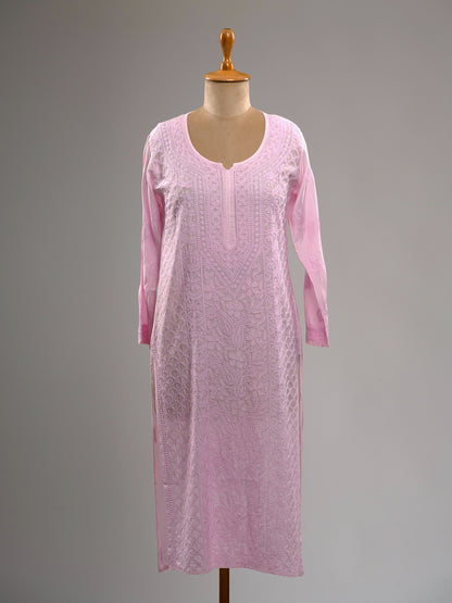 Muslin Intricate Chikankari Kurti