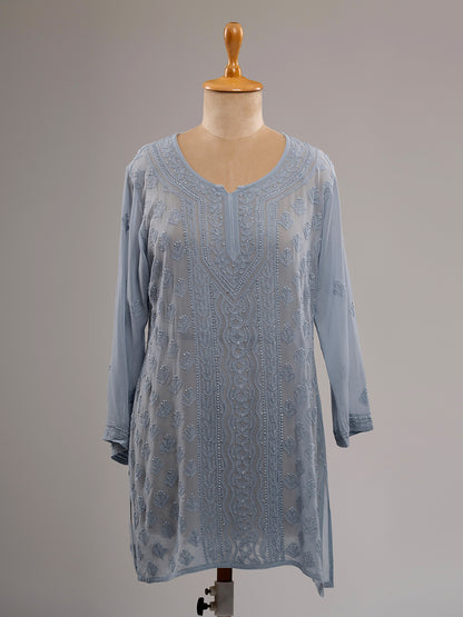 Chikankari Short Kurti