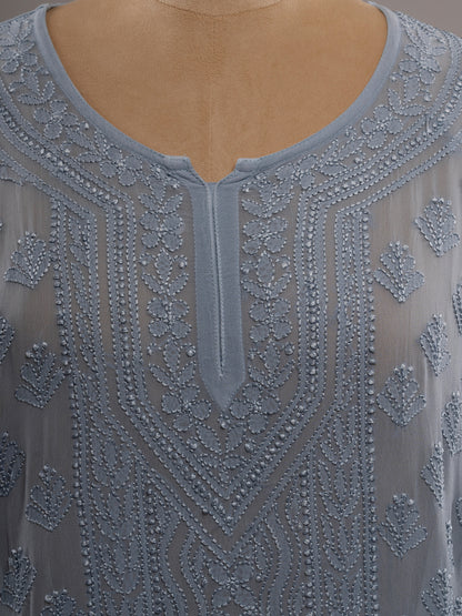 Chikankari Short Kurti