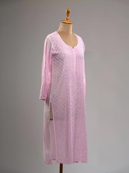Muslin Intricate Chikankari Kurti