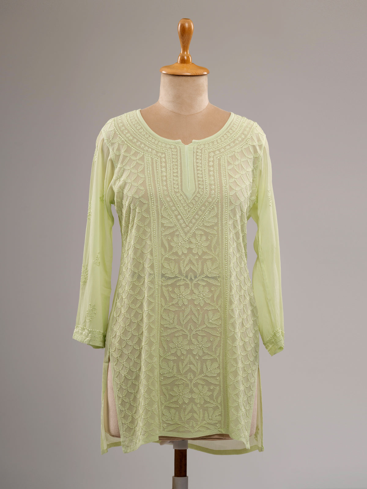 Chikankari Short Kurti