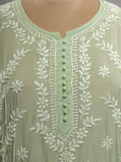 Muslin Chikankari Kurti