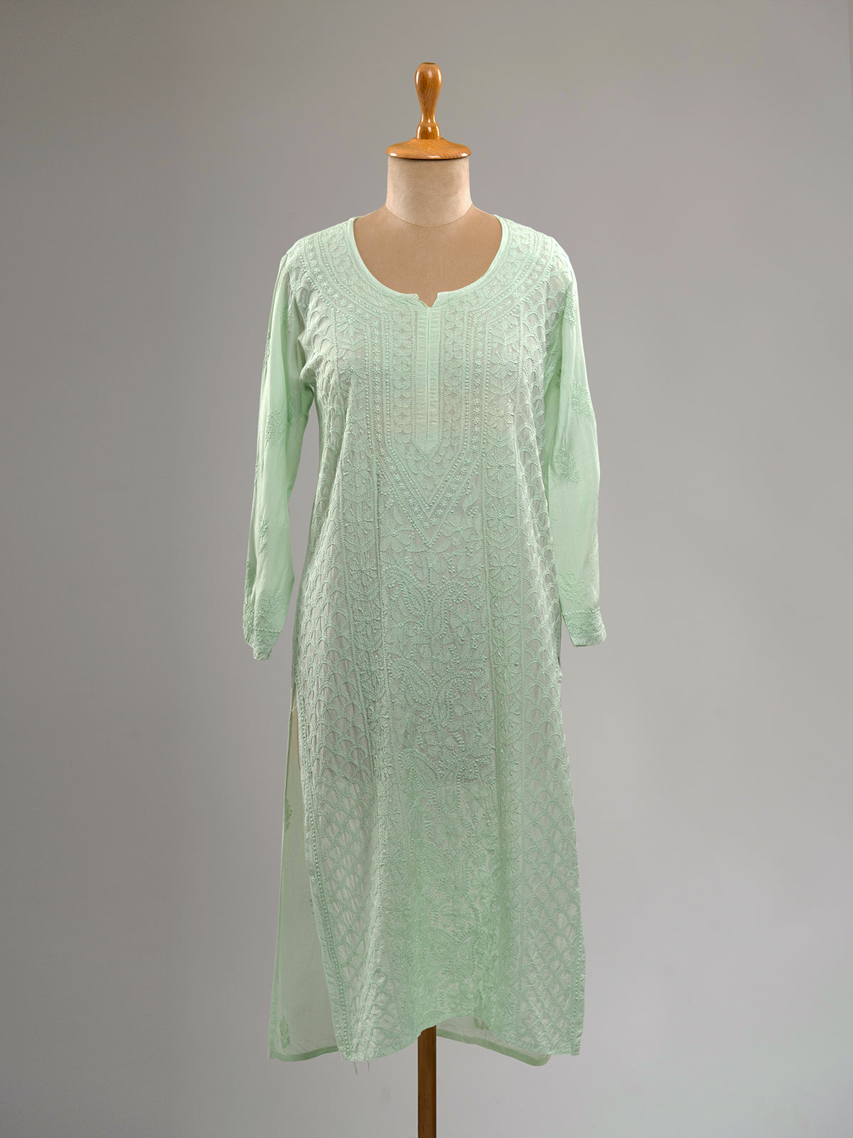 Muslin Intricate Chikankari Kurti