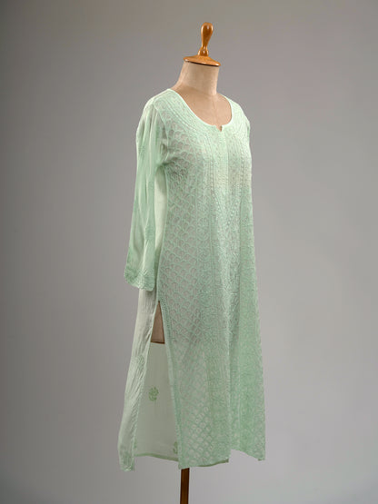 Muslin Intricate Chikankari Kurti