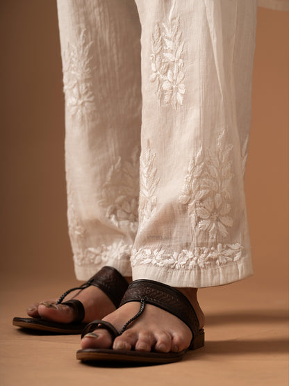 Chanderi Chikankari Set