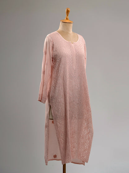 Muslin Intricate Chikankari Kurti