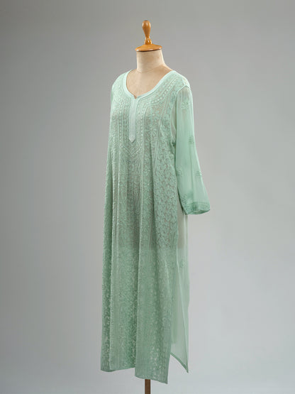 Ombre Chikankari Viscose Kurti