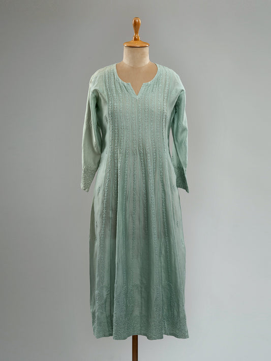 Handcrafted Chikankari Anarkali