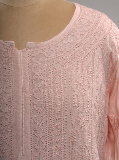 Muslin Intricate Chikankari Kurti