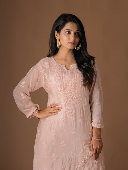 Muslin Chikankari Set