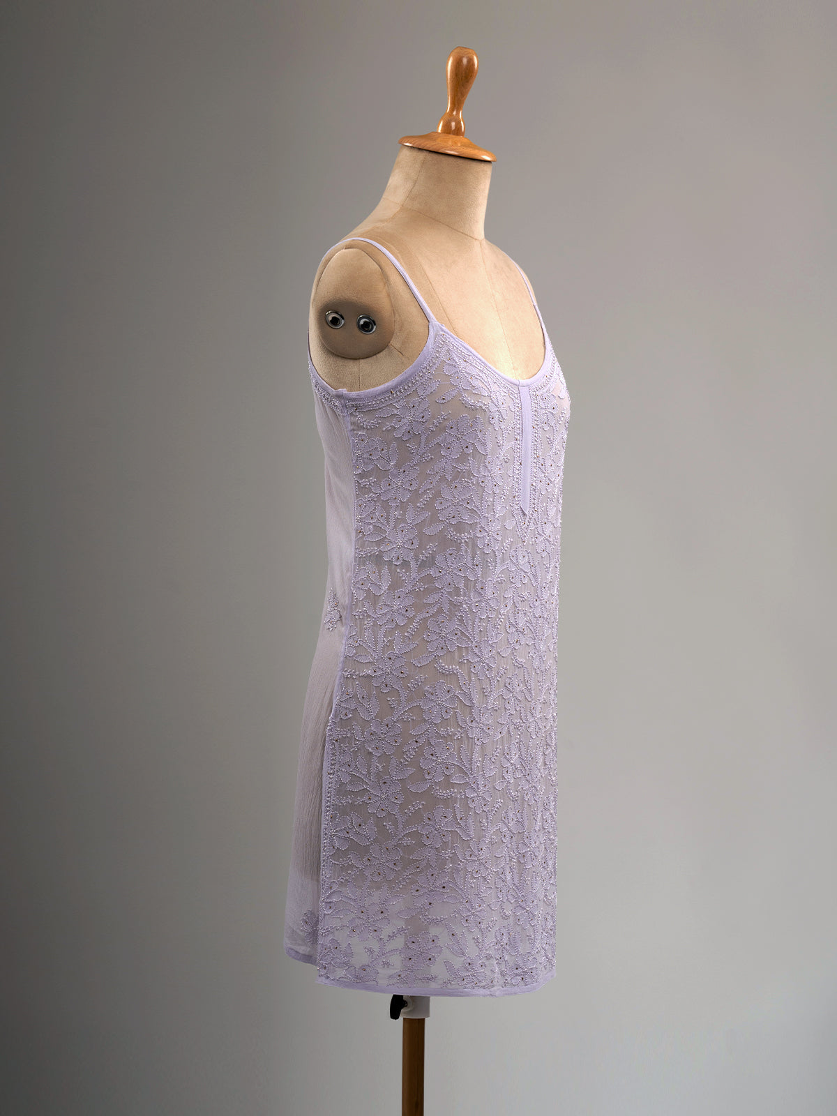 Iktara Chikankari Spaghetti Top