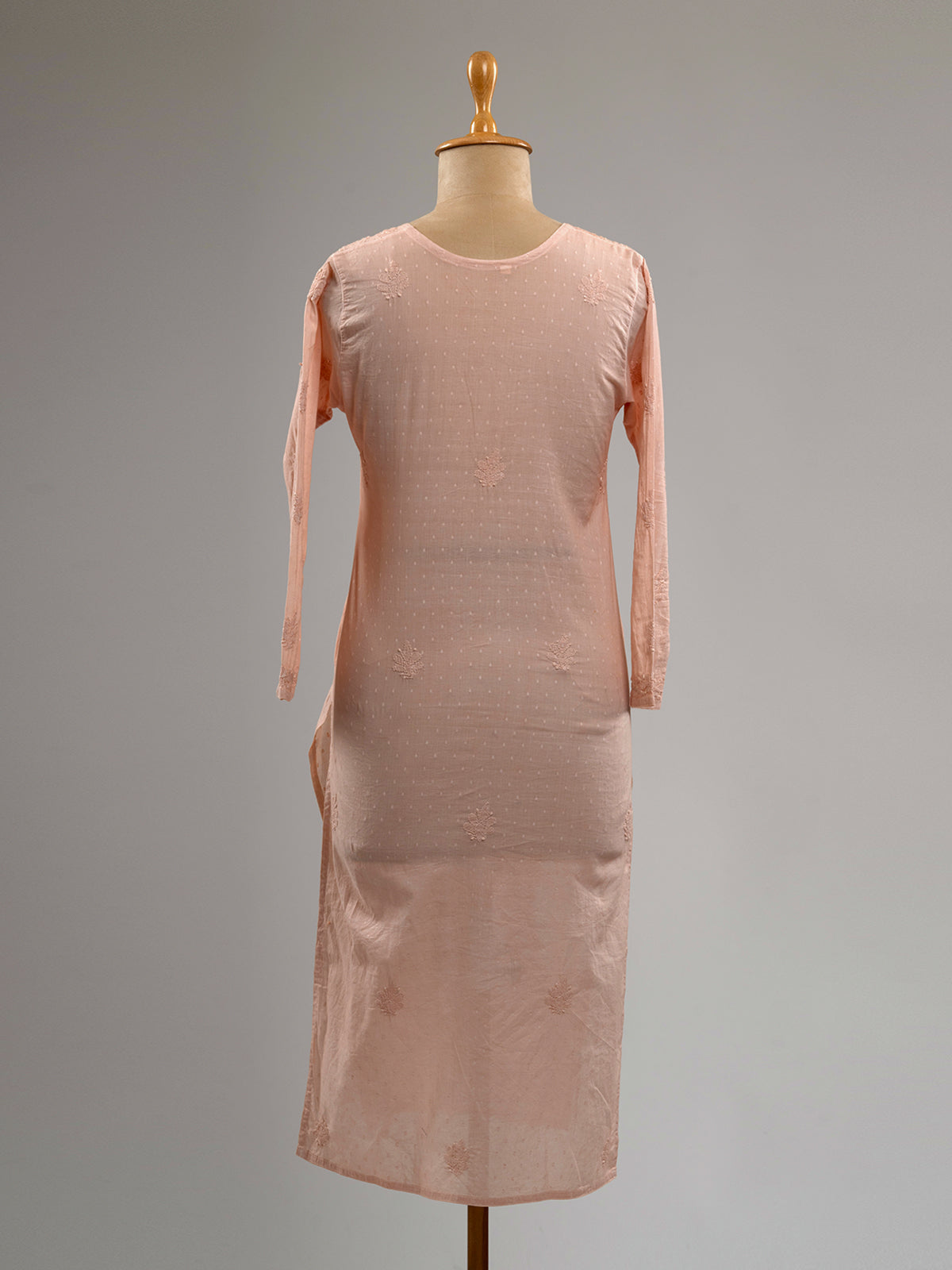 Dobby Cotton Chikankari Kurti