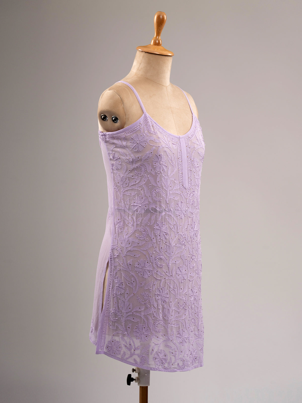 Iktara Chikankari Spaghetti Top