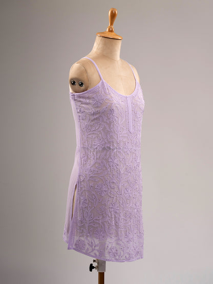 Iktara Chikankari Spaghetti Top