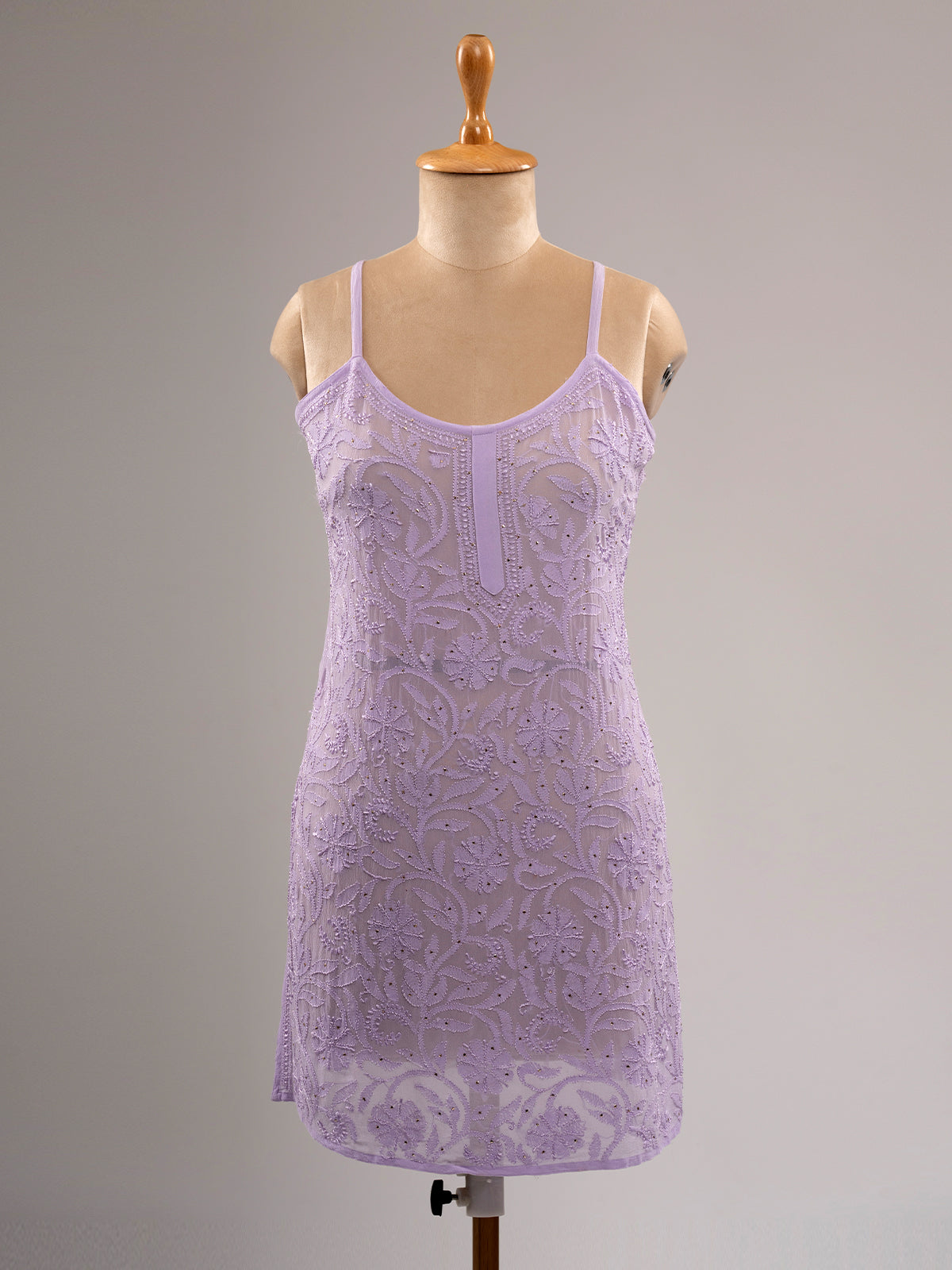 Iktara Chikankari Spaghetti Top
