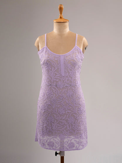 Iktara Chikankari Spaghetti Top