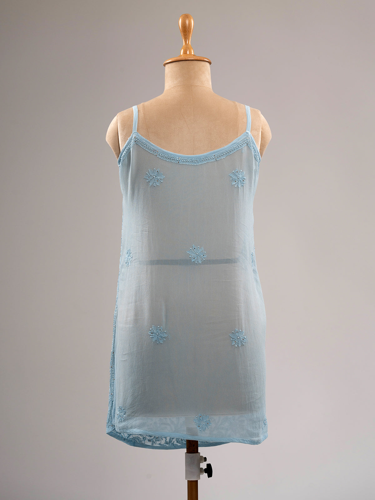 Iktara Chikankari Spaghetti Top