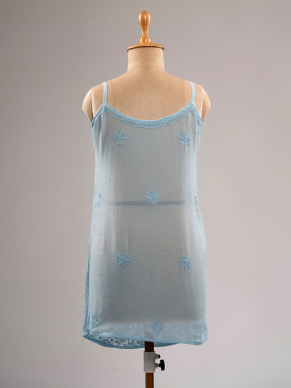 Iktara Chikankari Spaghetti Top