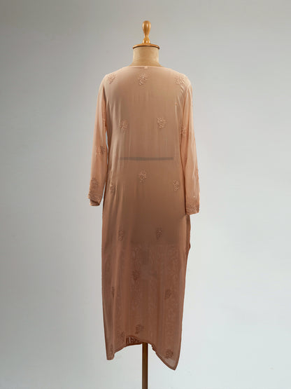 Ombre Chikankari Viscose Kurti