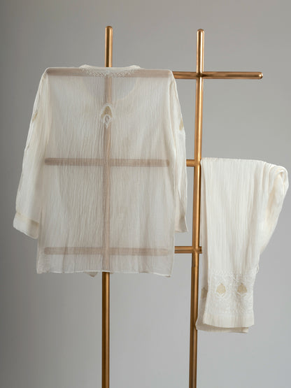 Intricate Chikankari Coord set