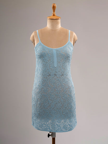 Iktara Chikankari Spaghetti Top