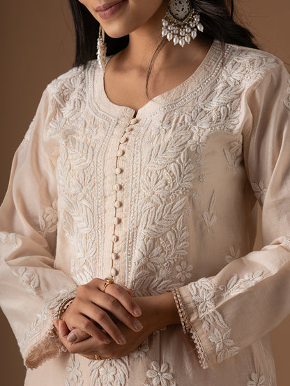 Heavy Motifs Chikankari 2-Piece Set