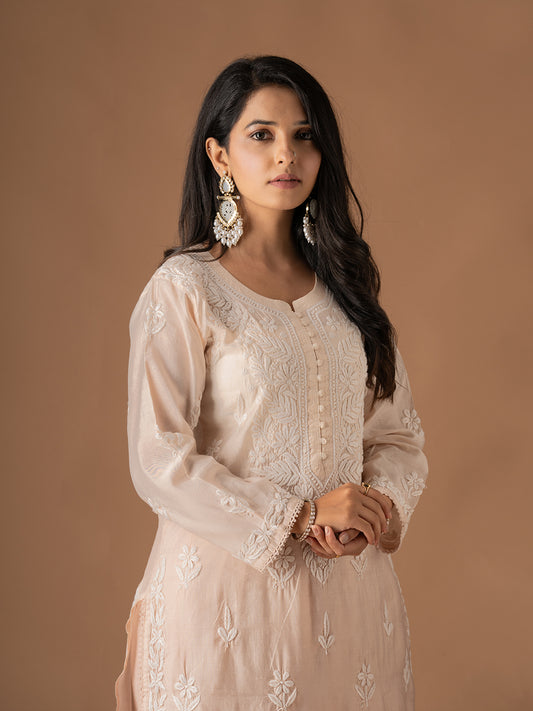 Heavy Motifs Chikankari 2-Piece Set