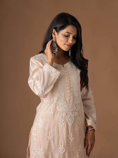 Heavy Motifs Chikankari 2-Piece Set
