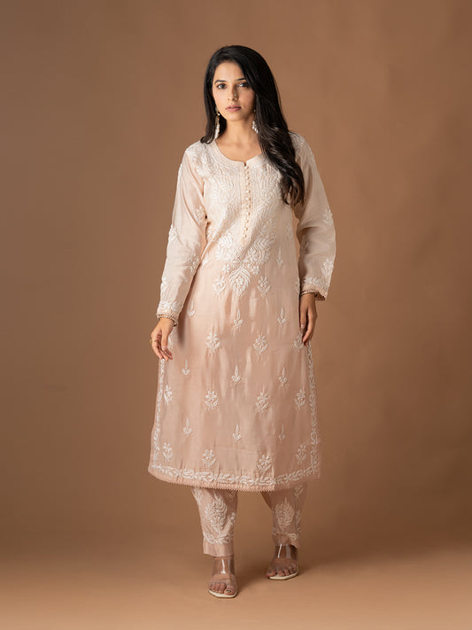 Heavy Motifs Chikankari 2-Piece Set