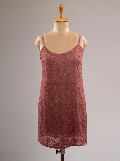 Iktara Chikankari Spaghetti Top