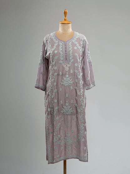Muslin Chikankari Kurti