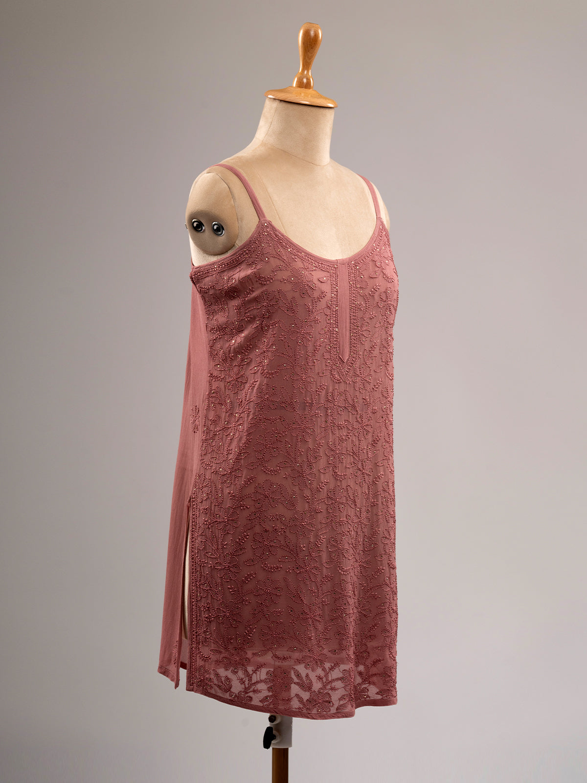 Iktara Chikankari Spaghetti Top