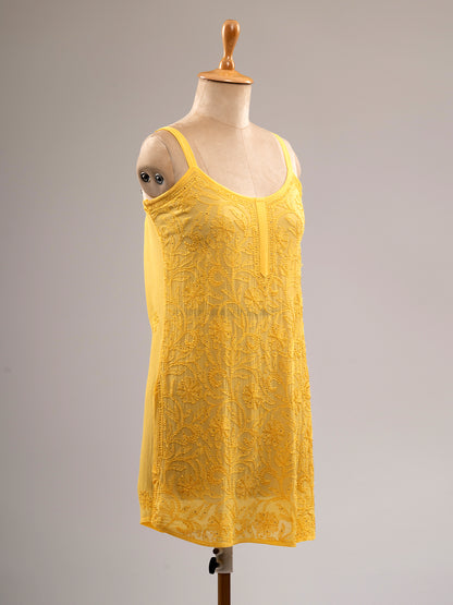 Iktara Chikankari Spaghetti Top