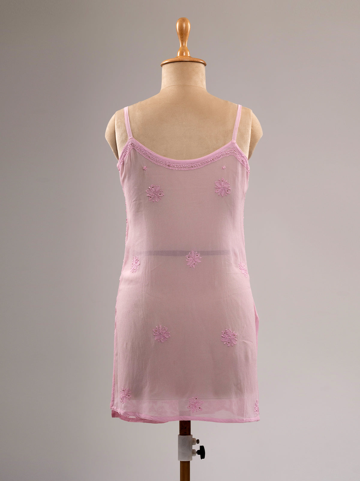 Iktara Chikankari Spaghetti Top