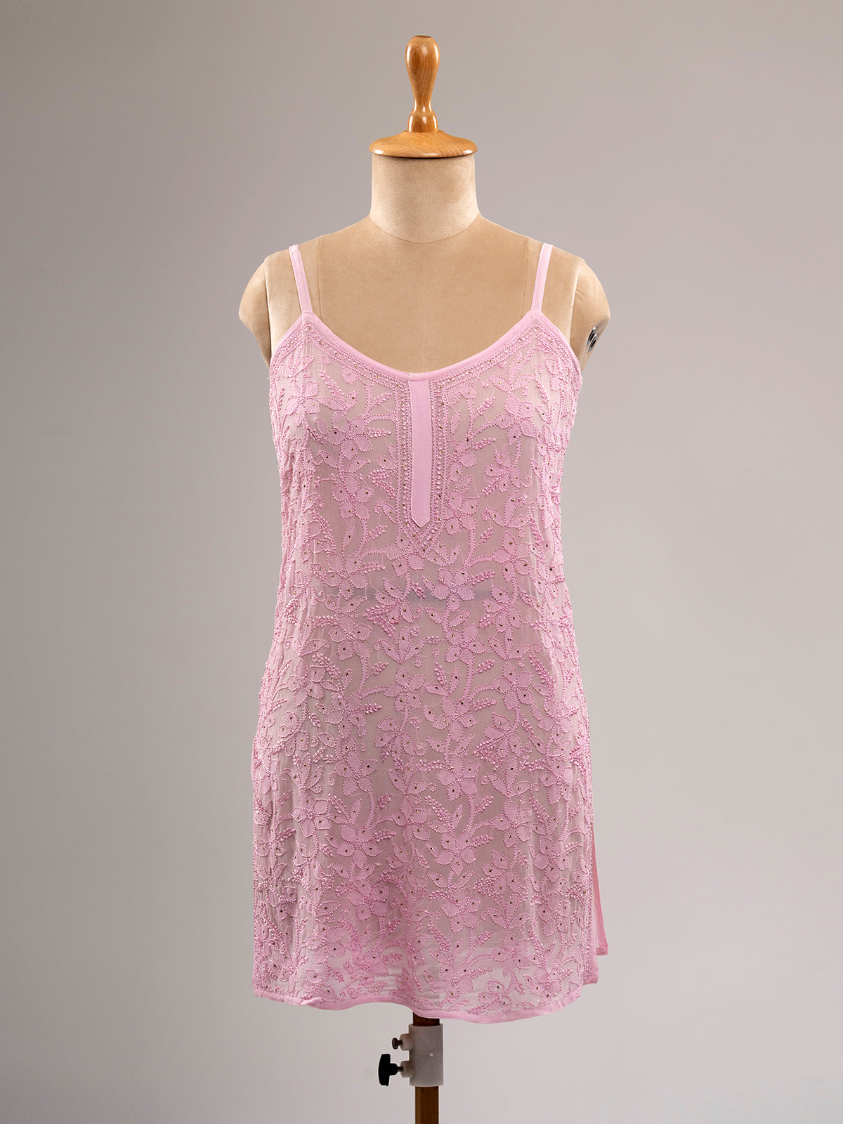 Iktara Chikankari Spaghetti Top