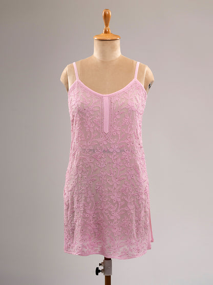Iktara Chikankari Spaghetti Top